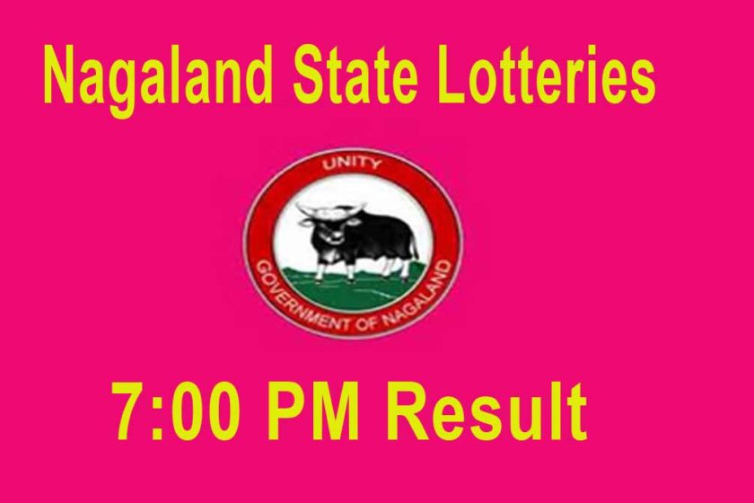 Nagaland State Lottery 7 pm Result Today Live