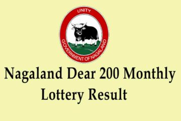 Nagaland Dear 200 monthly Lottery Result