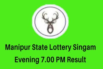 Manipur Singam Evening Lottery Result Today