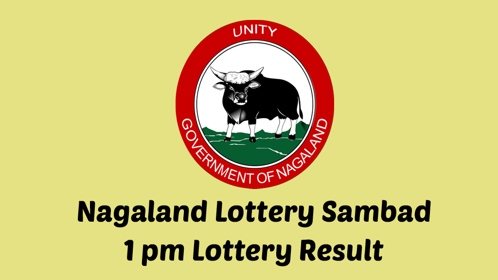 Lottery Sambad 1pm result