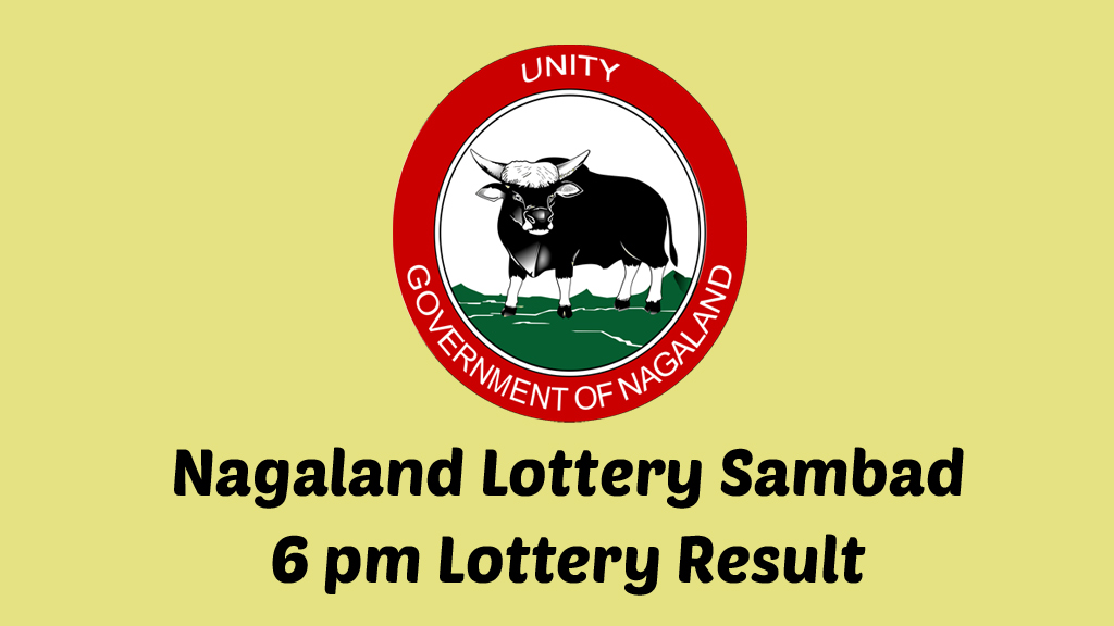 Lottery Sambad 6pm Result