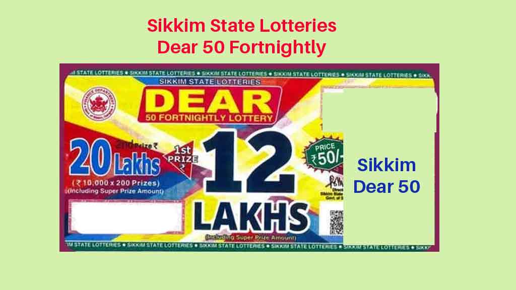 Sikkim Dear 50 Lottery Result